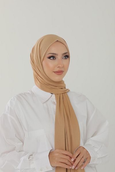 Beyzak Kum Luxury Combed Cotton Shawl - Women's Hijab Jersey Hijab Lycra Shawl