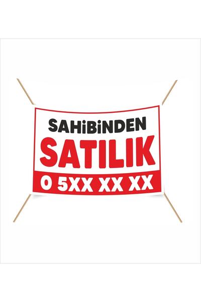 kutay dijital Sahibinden Satılık Branda Baskı Afiş Pankart - 100x70 cm