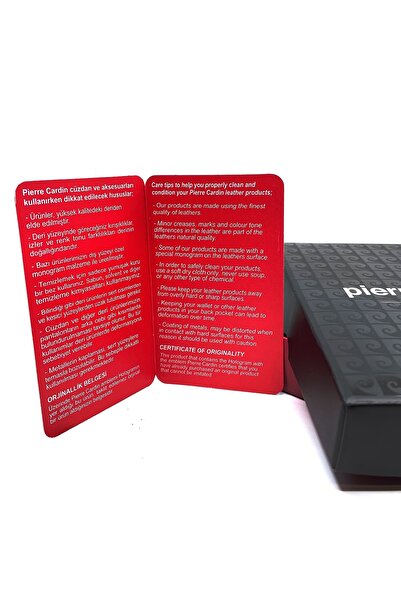 Pierre Cardin Чоловічі темно-сині з логотипом Cuzdan 2361L KRVT8690002222191