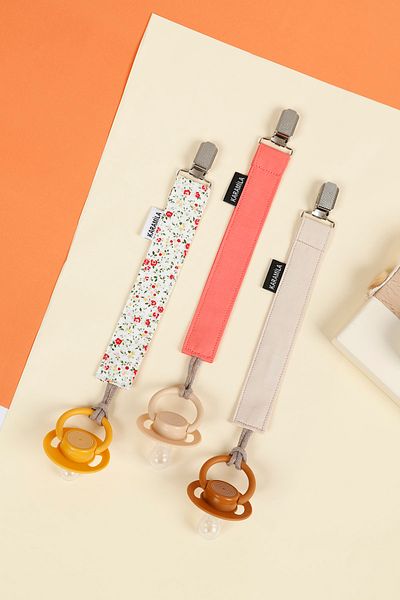 KARAMİLA Set of 3 Pacifier Strap - Pacifier Chain - Pacifier Holder