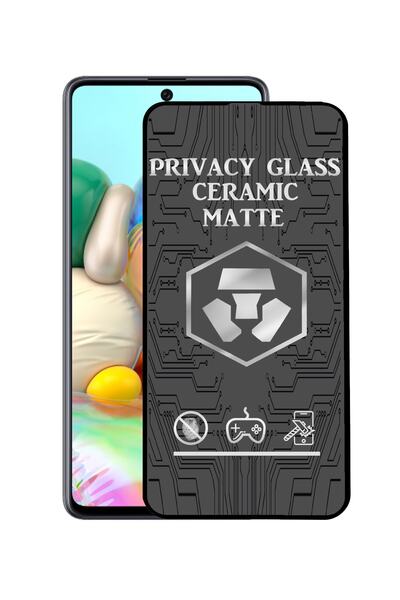 CaseArt Samsung Galaxy A71 Tam Kaplayan Mat Seramik Nano Esnek Hayalet Ekran ...
