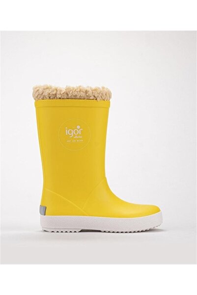 IGOR W10207 Cizme de ploaie unisex marca Splash Nautico Borreguito galbene