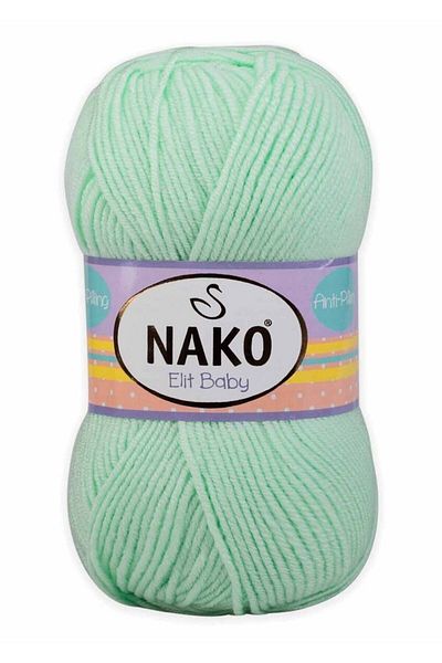 NAKO Elit Baby 5-Piece Floss Water Green Knitting Set - 2587
