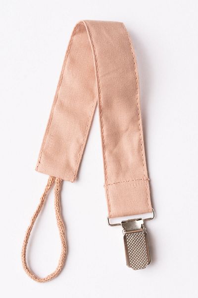 MyVera Mink Pacifier Strap - Fabric Cotton Laced Pacifier Chain - Pacifier Holder
