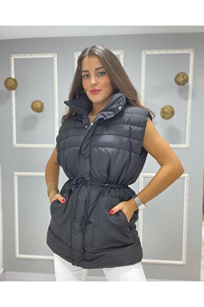 S&A Collectionn Жіночий жилет з кишенями спереду, стягнутий на талії, з товст...