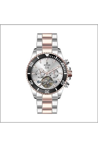Reward Automatic Men's Metal Wrist Watch