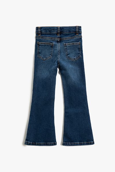Koton Тъмни индигови дънки за момиче 3WKG40018AD