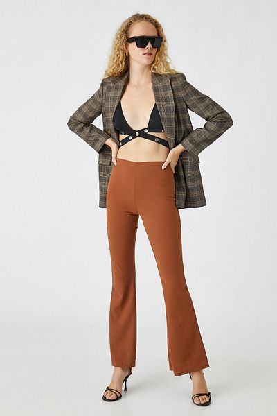 Koton Fliesenstrumpfhose für Damen 3WAK80102EK