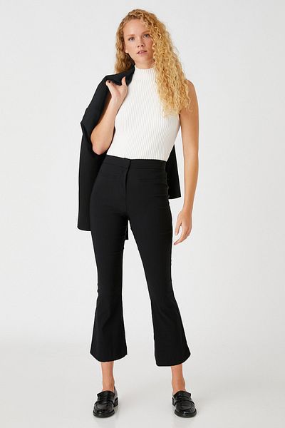 Koton Women's Black Jeans 3WAK40007PW