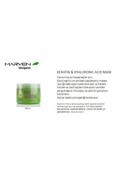Biorganic Keratin Mask 500 Mg