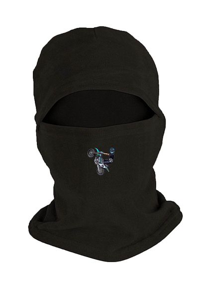 herotasarım Winter Black Fleece Snow Mask - Biker Printed, Bll2545
