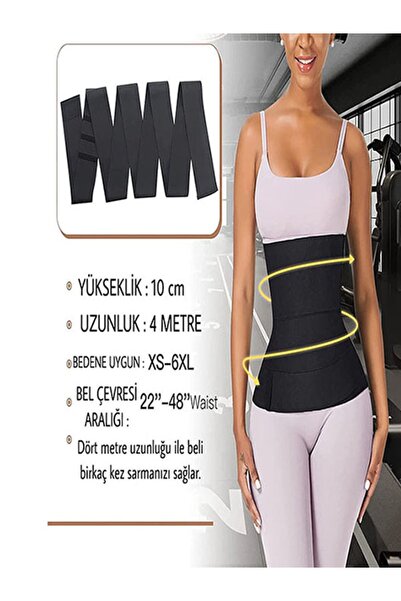 MultiFlexPro Waist Trainer Slimming Waist Wrapped Hourglass 4m Wrap Waist Corset