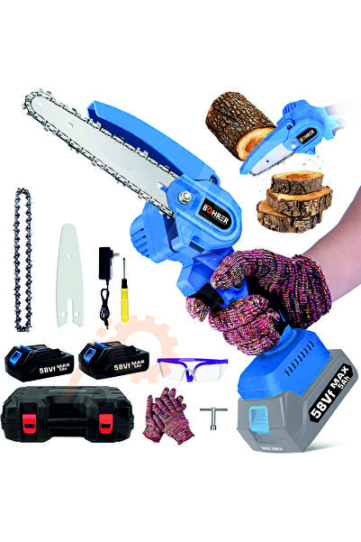 BÖHRER Böhr 58 Vf 5ah Dark Blue 20 Cm Pala Çift Akülü Şarjlı Dal Budama Teste...