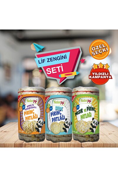 Naturpy Glutensiz Pirinç Patlakları (kinoa, Mısır, Sade)