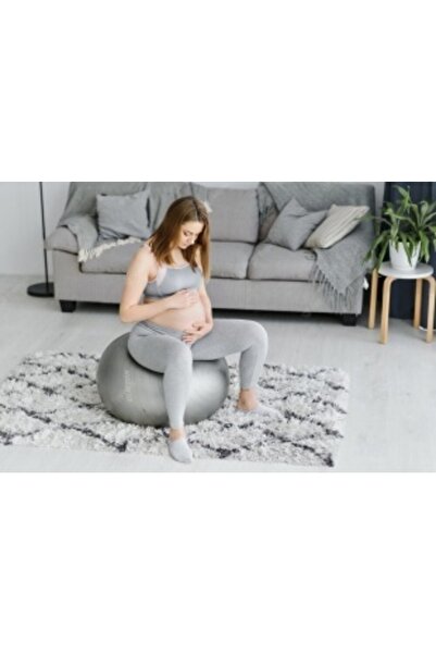 Leyaton 75 Cm Gri Dura-strong Deluxe Pilates Topu