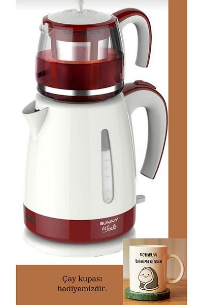 Sunny Lateafe Electric 1500 W Glass Top Tea Machine And Kettle