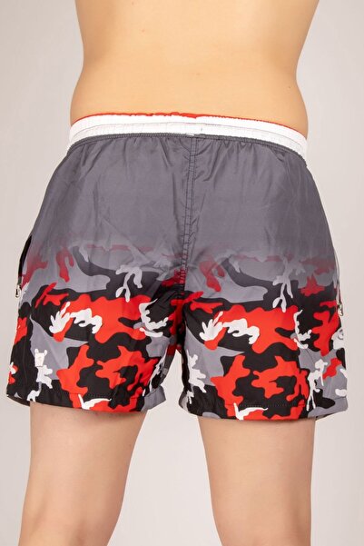 Mossta Camouflage Patterned Men's Swim Shorts