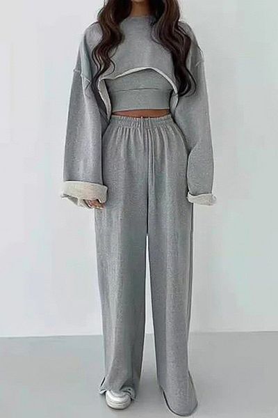Machetta Σετ φόρμας Folie Grey Crop
