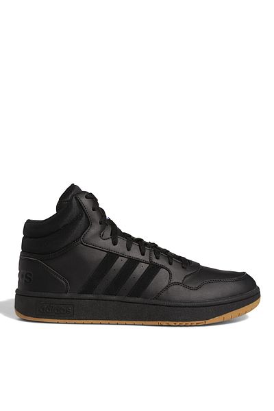 adidas Black - White Men's Lifestyle Shoes Gy4745 Hoops 3.0 Mid