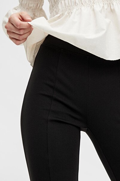 ONLY Onlpaige Cotton High Waist Slit Slim Fit Trousers Women's Trousers 15251355