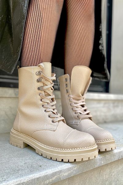 SHOEBELLAS Γυναικείες μπότες Elsie Nude