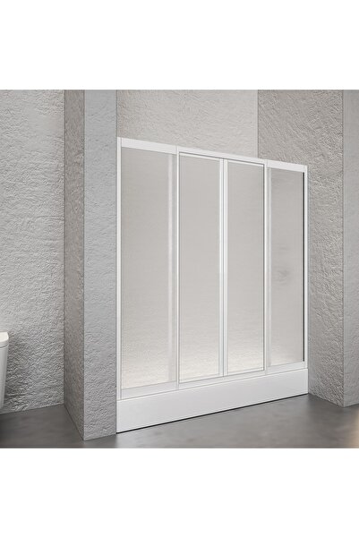 WOWER Duşakabin 140 Ile 150 Cm Arası Orta Açılır Mika Banyo Duşkabini