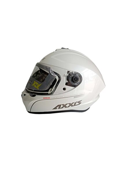 AXXIS Draken Solıd Full Face Kapalı Kask Beyaz