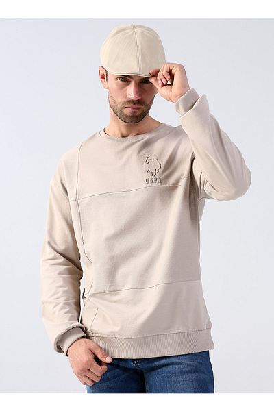 U.S. Polo Assn. Crew Neck Gray Men's Sweatshirt Ivala