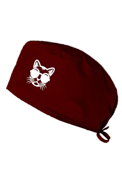 bonecim Cat Themed Doctor Nurse Hospital Cook Medical Surgical Bonnet