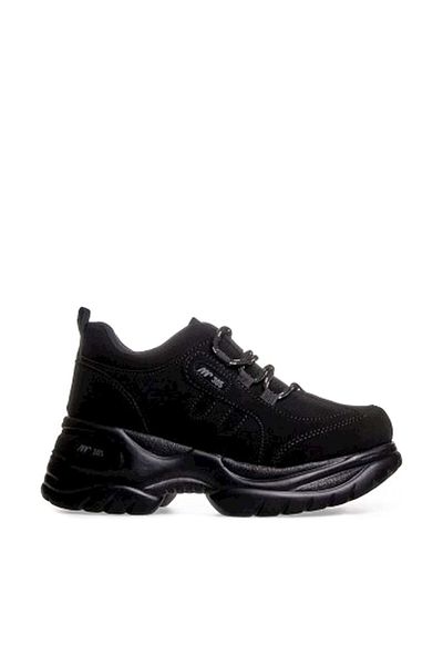 M.P. Women's Wedge Heel Black Casual Shoes 192-305zn 100