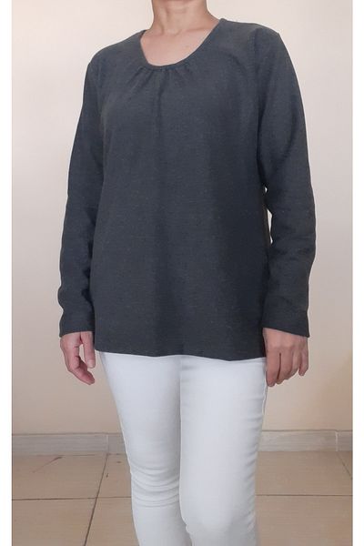 Mertcan Butik Tricou tricotat de iarnă Thessaloniki cu guler adunat