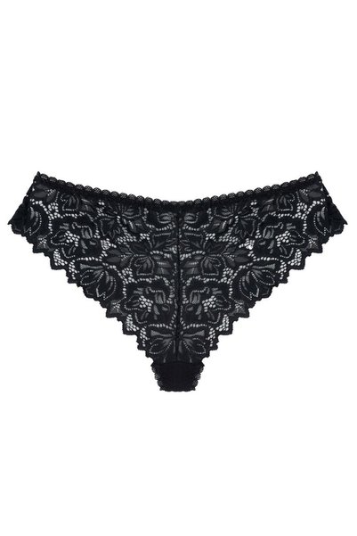 Magic Form Lace Front Fabric Back Slip Panties