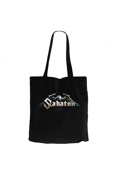 Z zepplin Geantă tote din pânză neagră Sabaton Eagle
