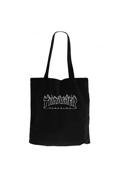 Z zepplin Black Canvas Tote Bag Shoulder Bag