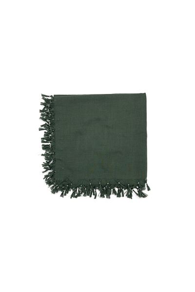 Naz Ipek Pachet de 10 bumbac de culoare uni cu margele verde armat scriere cadou Distributie 110x110cm