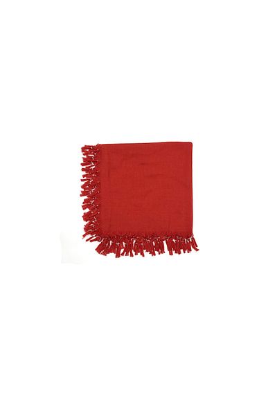 Naz Ipek Pachet de 10 bumbac culoare uni cu margele portocaliu Distributie cadou 110x110cm