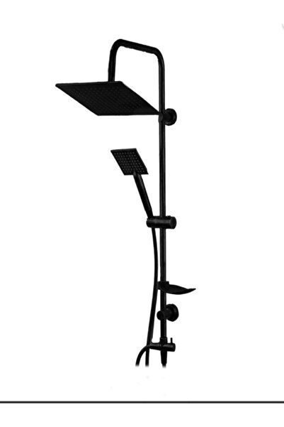 Belinza Cubic Siyah Tall Duş Seti