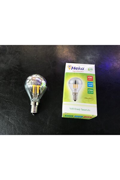 Heka 4 Watt E-14 Duylu Dimmerlenebilir 2700 Kelvin Günışığı Krom Aynalı Endir...
