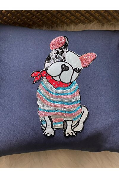 Gönülden Tasarım Подушка для собак з паєтками 40x40