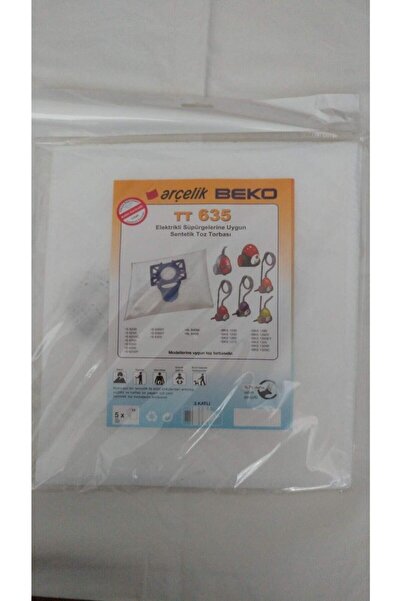 Arçelik 20 قطعة Tt 635 Beko - كيس غبار المكنسة الكهربائية