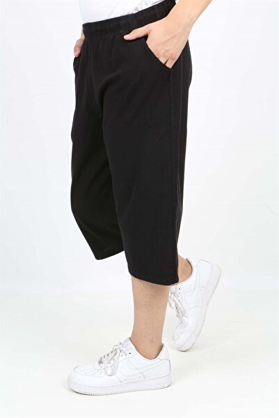 Genel Markalar Büyük Beden Ince Yazlık Beli Lastikli Keten Görünümlü %100 Pam...