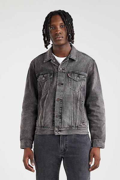 Levi's Men's Denim Standard Fit Gray Denim Jacket - 72334-0606