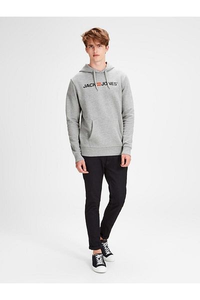 Jack & Jones 12137054 Jack Jones Jjecorp Παλιό λογότυπο Φούτερ Κουκούλα Noos Ανδρικό Φούτερ