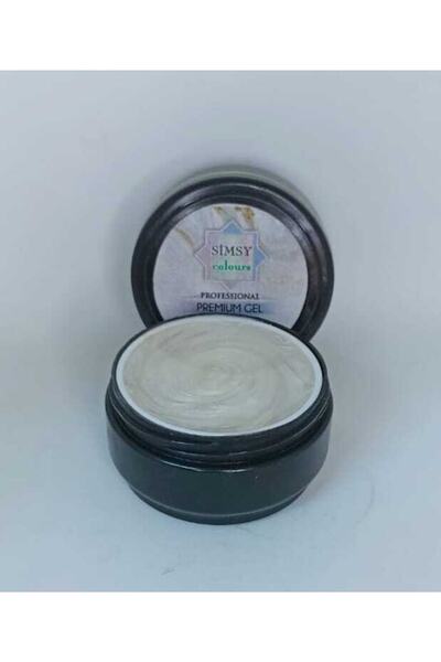 SİMSYCOLOURS Protez Tırnak Jeli Sedefliincibeyaz 30 Ml