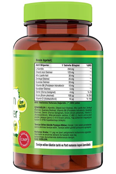 NCS L-carnitineChromiumPicolinate - 100mcg ChromePicolinate60 Tablets
