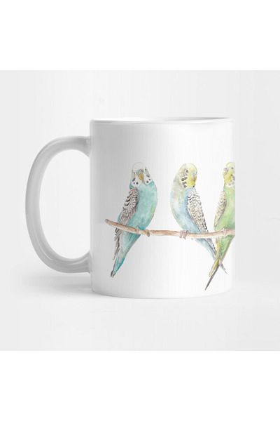 Pixxa Budgie Mug Cup