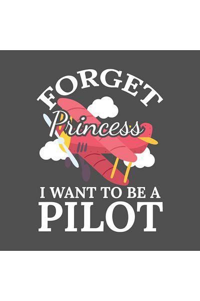 Pixxa Forget Princess I Want To Be A Pilot Mug