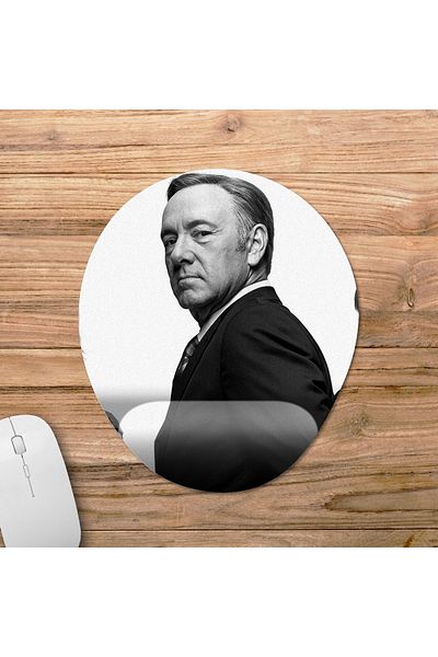 Pixxa نموذج لوحة ماوس يدعم المعصم من House of Cards - 3 بيضاوي
