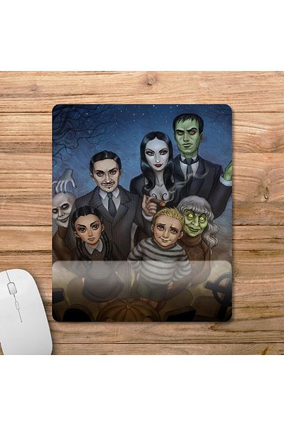 Pixxa موديل لوحة الماوس المدعومة للمعصم من عائلة Addams - 3