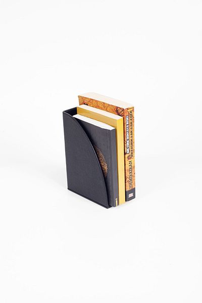 Turgut Office Leather Book Holder Black